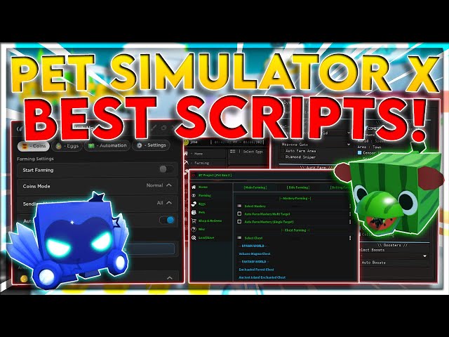 Pet Simulator X Scripts & Pastebin Hacks: Features & How to Use Them?