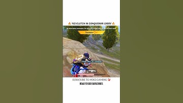 1v2 Clutch In Conqueror lobby domination #pubgmobile #bgmi #shorts