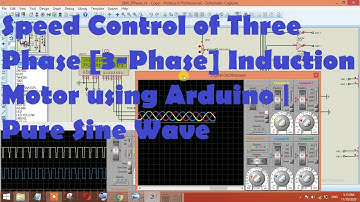 Speed Control of Three Phase [3-Phase] Induction Motor using Arduino | Pure Sine Wave