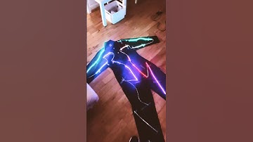 LED dance suit update. #raspberrypi #ledlights #christmas #python