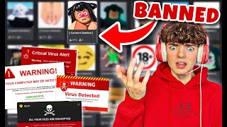 I Played BANNED Roblox Games! (I GOT HACKED)