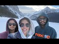 Family Trip to Banff! Visiting Lake Louise & Snowy Hills with Mom ❤️