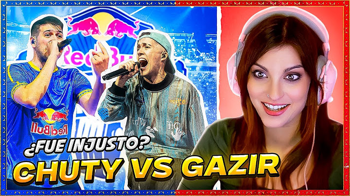 REACCIÓN CHUTY vs GAZIR - Final Red Bull Batalla Internacional 2024 | Cristinini
