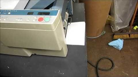 Duplo Df 915 Paper Folding Machine