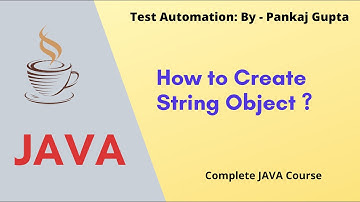 9 How to Create String Object with Practical Examples