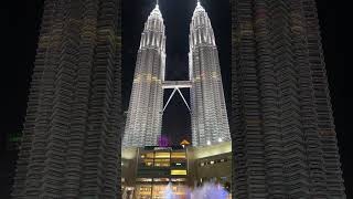 Kuala Lumpur - Twin Towers and Fountains , August 2023 #malaysia #kualalumpur