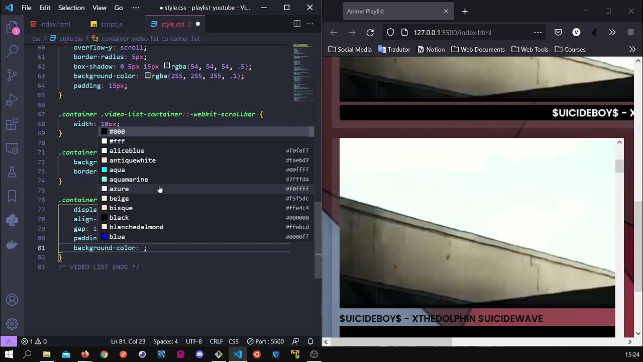 Responsive Video Playlist Using HTML CSS & JavaScript - YouTube