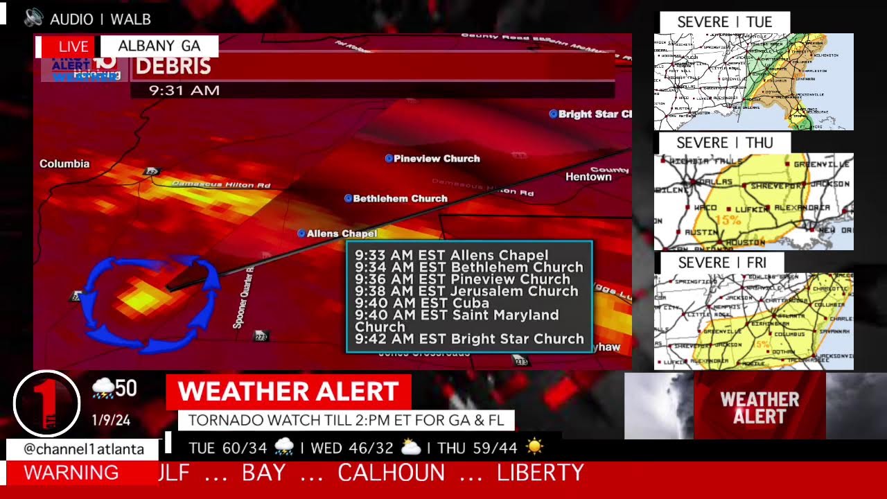 WATCH LIVE TORNADO WARNING Atlanta YouTube