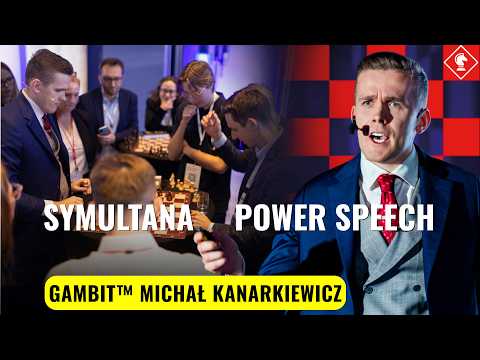 Planning a corporate event? Watch this video | Power Speech and chess | Michał Kanarkiewicz showreel