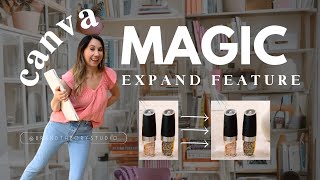 How to Use Canva Magic Expand Feature | Canva Tutorial | AI Graphic Design | Canva AI