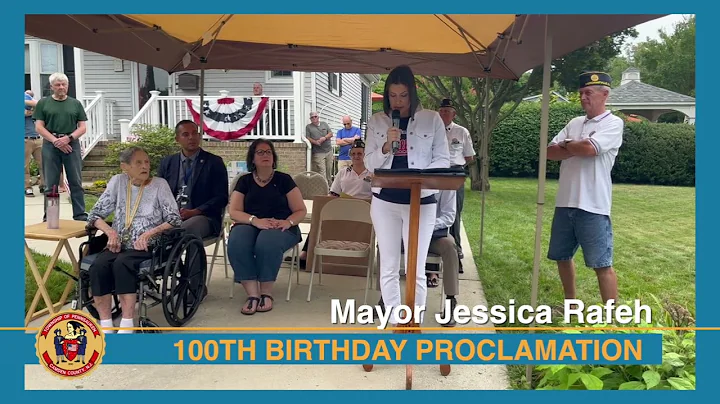 WWII Veteran Joyce Weaver Receives Proclamation On...