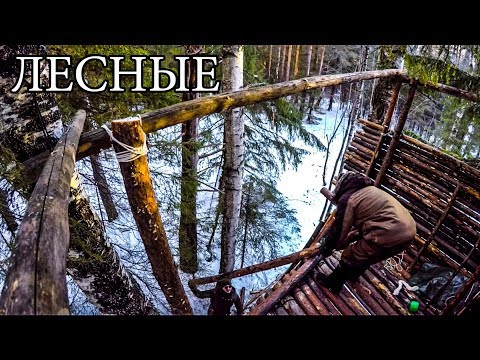 ДОМ НА ДЕРЕВЕ СВОИМИ РУКАМИ | ОХОТНИЧЬЯ БАШНЯ | HUNTING TOWER DIY | АвтоHCRAFT HАвтоE ON THE TREE