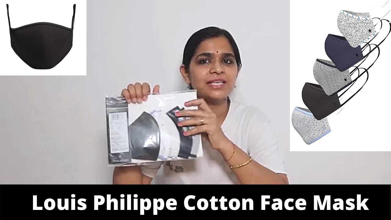 Louis Philippe Cotton Face Mask Review in Hindi - YouTube