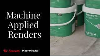 Mr Smooth Plastering ltd. Machine Rendering Wealth