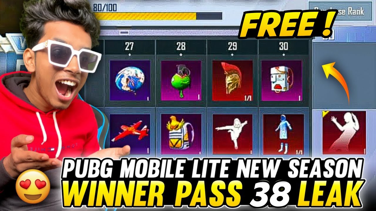 PUBG Mobile Lite New Season 38 Winner Pass Is Here 😍 1 To 30 WP | New Gun & New Emotes