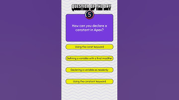 #Salesforce #Apex Q&A