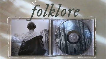 unboxing taylor swift’s folklore cd album