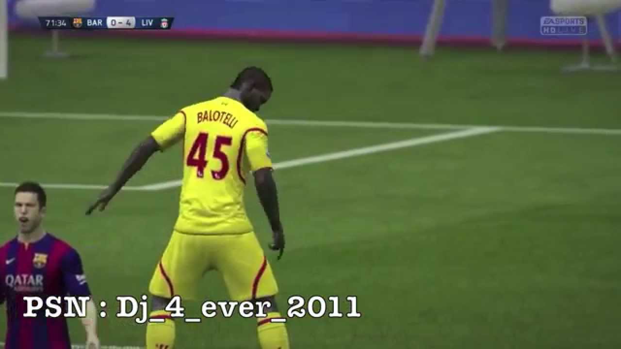 balotelli amazing goal in fifa 15 HD