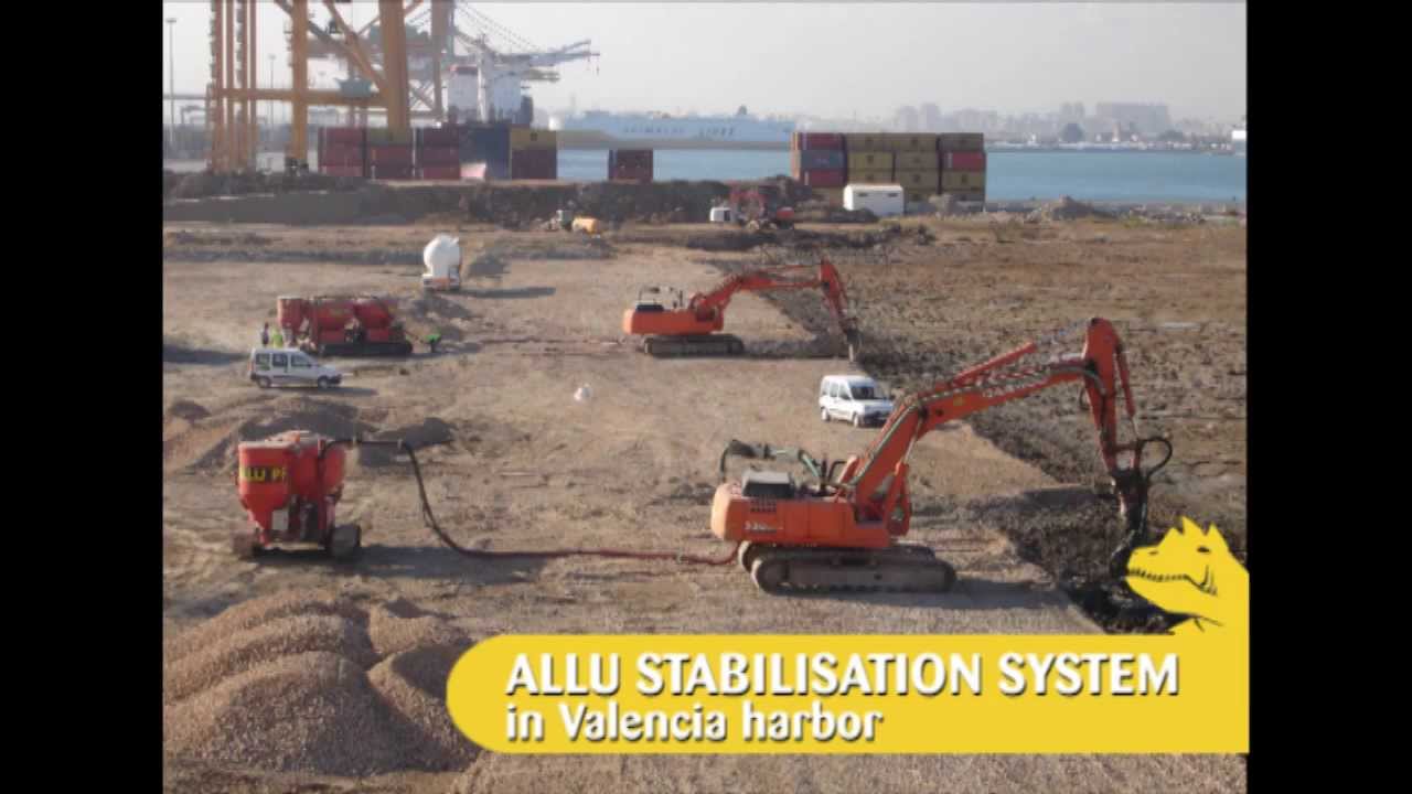 ALLU Soil Improvement - Mass Stabilisation System - YouTube