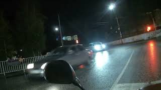 картинка: Вечерняя поездка на скутере Suzuki ran