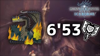 【MHW:I PC】伝説の黒龍 チャアク ソロ 火事場 6'53【モンハンワールドアイスボーン】