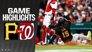 Pirates vs. Nationals Game Highlights (4\/1\/24) | MLB Highlights