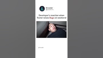 Developer vs Tester | Who else can relate | Encoder! #shorts #code #codingmemes #developers #funny