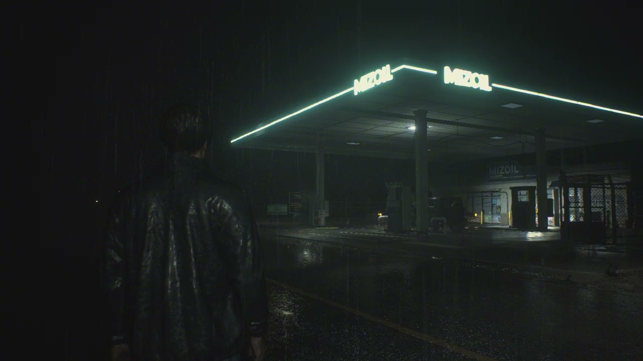 dark snowy night(Slowed) x Leon Kennedy Speech