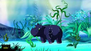 1 Hour Of Happy Hippo Lullaby Relaxing Music & A Cute Hippopotamus Cartoon