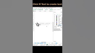 #shorts Create Text - Librecad