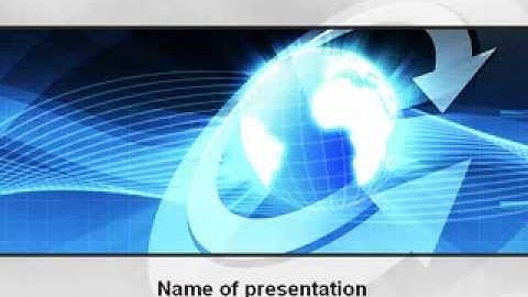 Global Interactive PowerPoint Template by PoweredTemplate.com