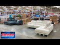 Costco furniture sofas couches armchairs console tables shop with me shopping store walk through