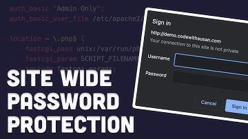 HTTP Basic Authentication - Password Restrict an Entire Site (Nginx)