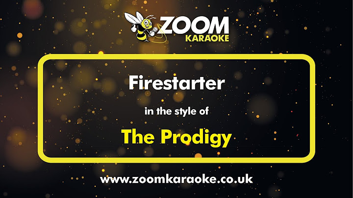 Firestarter Karaoke version - Karaoke performance video thumbnail