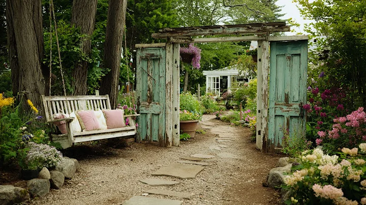 The Beauty Of Vintage Rustic Garden Design with Recycled Materials thumbnail