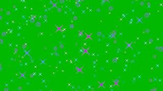 Green Screen Particles & Sparks Overlays HD chrome key Футаж Зеленый фон Частицы и искры хромакей