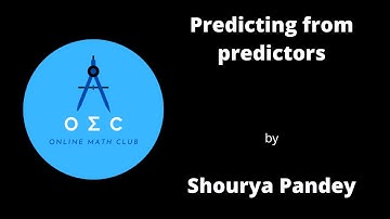 Predicting from Predictors by Shourya Pandey