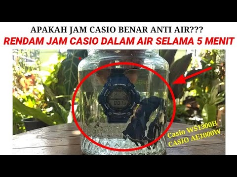 Video: Apakah jam tangan casio illuminator tahan air?