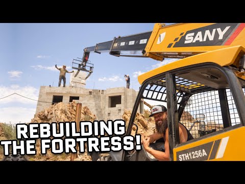 Rebuilding Alan's Mountain Fortress After It Was Destroyed By Fire