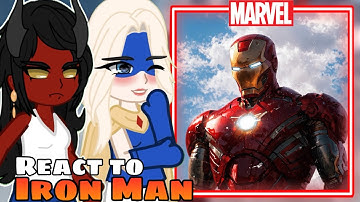 Dispatch react to Robert as Iron Man | Marvel x Dispatch | Gacha React