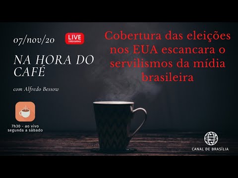 Na hora do café - Sem nenhum pudor, mídia quer legitimar Biden