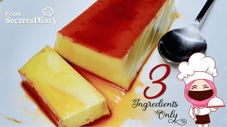 Sirf 3 Ingredients se banayen Behtreen Pudding or OVEN k baghair | 3 Ingredients Recipe