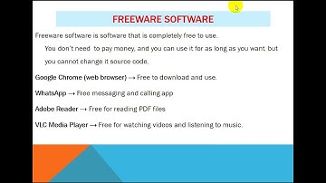 6. Licensed Software, Shareware, Freeware Open Source and Firmware 
