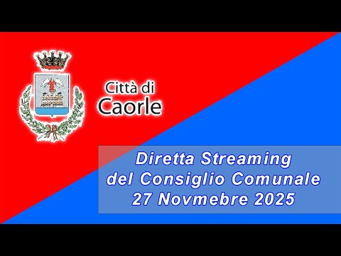 Consiglio Comunale del 27 Novembre 2025<br><br>in ...