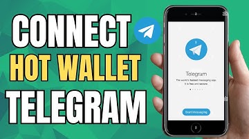 HOW TO CONNECT HOT WALLET TO TELEGRAM! - (SIMPLE GUIDE)