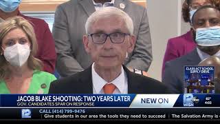 Tony Evers On Kenosha Anniversary: "That's A Stupid Thing"