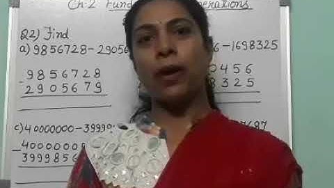 Class 5th maths ch 2 Fundamental operation ex2.2