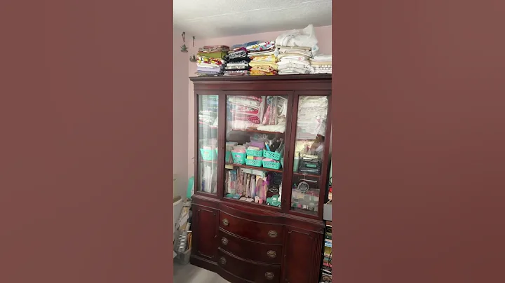 Sneak peak into the new craft room.