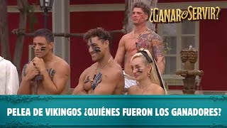 Pelea de pañuelos vikingos ¿Quiénes fueron los ganadores? | ¿Ganar o Servir? | Canal 13