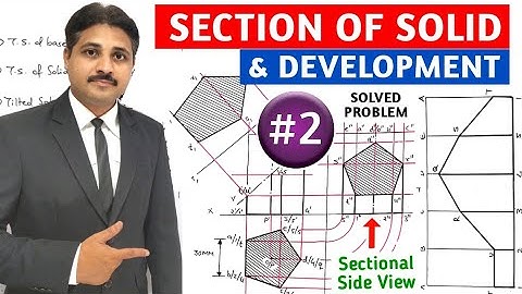 SECTION OF SOLID AND DEVELOPMENT OF LATERAL SURFACES SOLVED PROBLEM 2 @TIKLESACADEMYOFMATHS